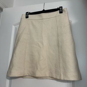 Ann Taylor Factory Cream Skirt